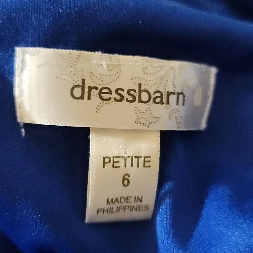 DRESS BARN SLEEVELESS RUCHED DETAILS ROUND NECKLINE SHEATH DRESS - Picture 13 of 14